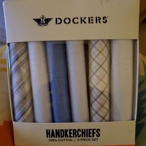 6 Piece Set Dockers Men's handkerchiefs
